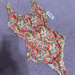 New small mesh sheer Tye dye rave festival top outfit bodysuit boho hippie shirt