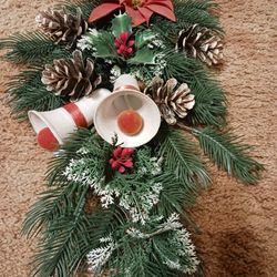 Two Vintage Christmas Swags 