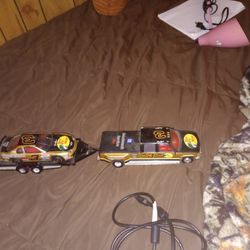 Bass Pro Shops Goodwrench Service Model Race Car And Truck With Trailer