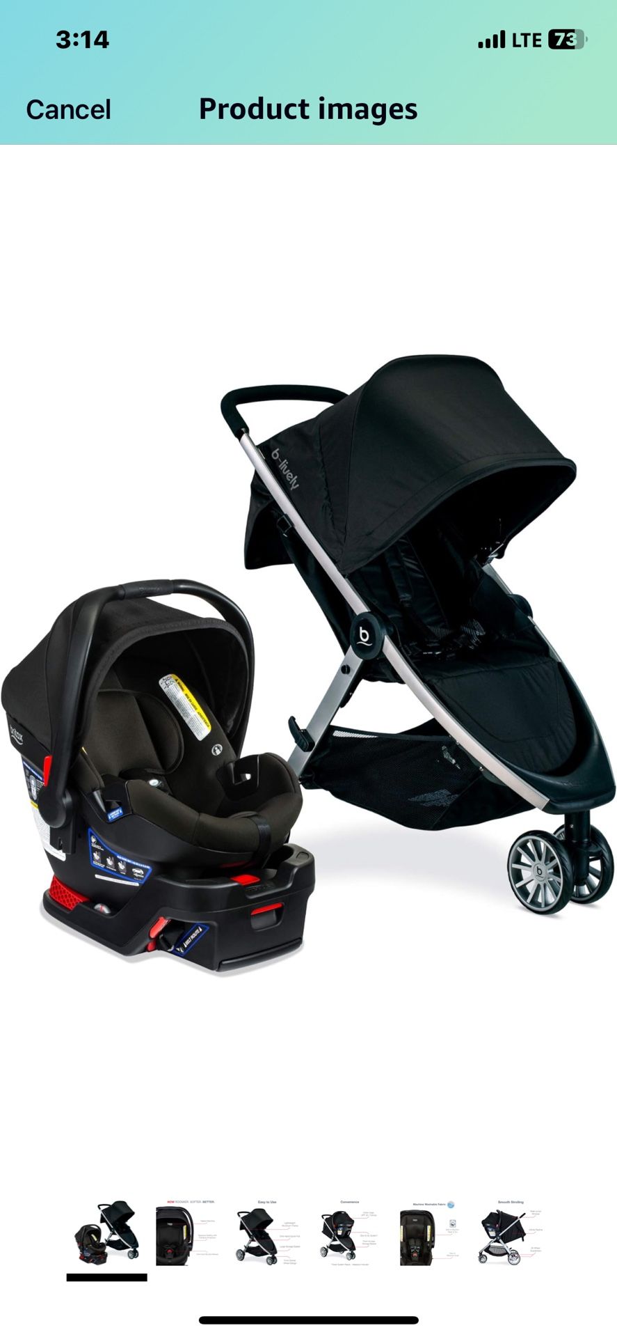 Britax Stroller And Car Seat, With Accessories