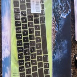  4 - 2 Block and 2-Blue /Keyboard  Cover for MacBook Pro /13/ 2020/2021