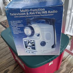 Multi Function TV AM/ FM WB Radio Ac/ DC Battery