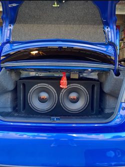 x2 12” DD Audio Subwoofers