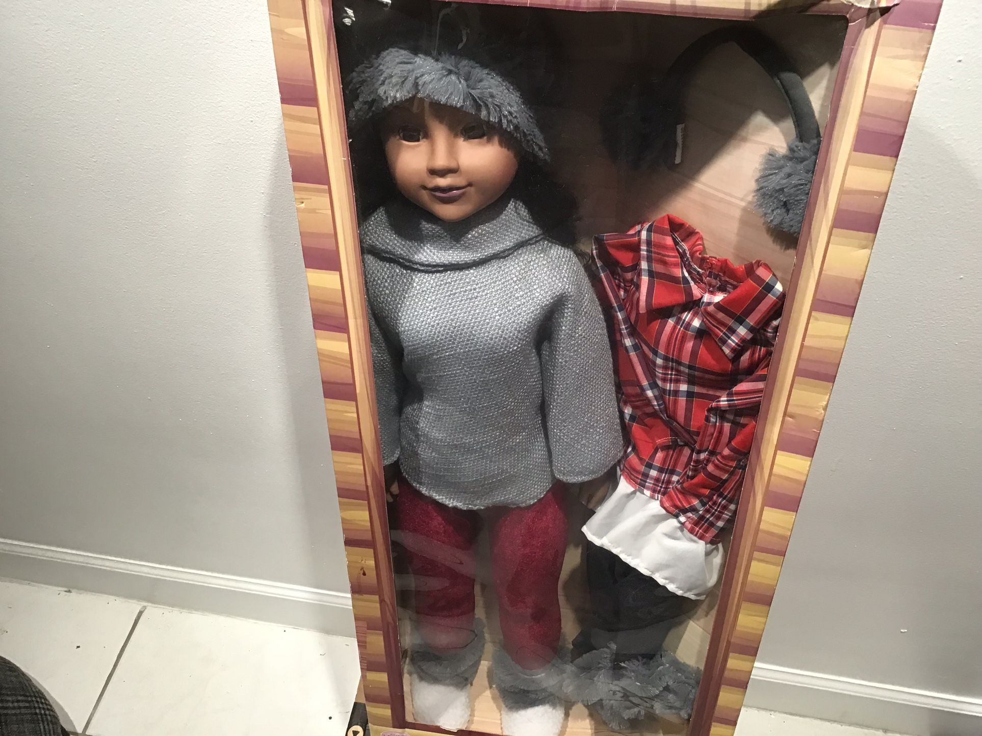 Beautiful Collectible Doll, Large 34”
