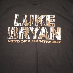 Luke Bryan Mind Of A Country Boy Tour Crew T-shirt