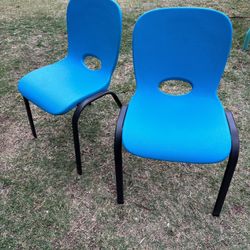 2 Sturdy Kids Chairs  2/$22