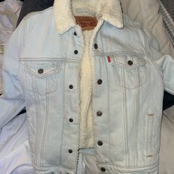 Levi’s Light Denim Xs Sherpa Jacket