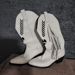 Dingo Women's Thunderbird White Western Boots 