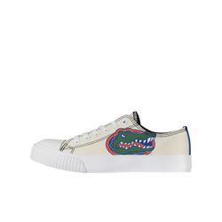 Brand New Florida Gators Size 7 Women's Low Top Canvas Shoes - Cream