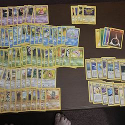 Pokemon 1995 cards & guide book