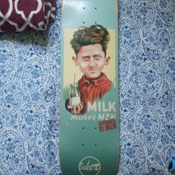 Rare Dustin Dollin Milk Makes Men Portrait Skateboard