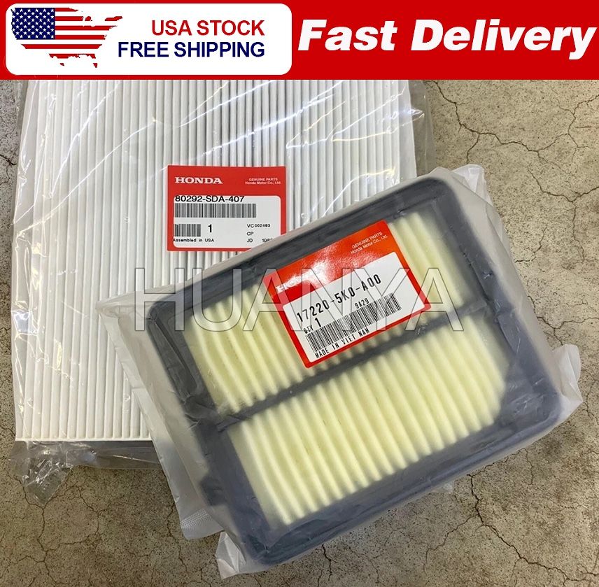 Genuine OEM Honda Accord Hybrid Engine Air & Cabin Filter Kit 14 - 22 Filters
