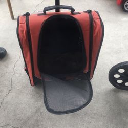 Carry And Rolling Backpack For Dogs 