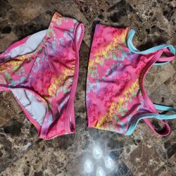 Girls Pink Bikini Sz 4