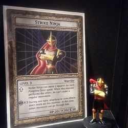 Strike Ninja ST-03 (Card + Figurine) 1 1/2 Inch Figurine ST-03 96KT