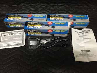 New Chicago Electric Submersible Mini Pump - 66 Gal/Hr - still have 10/7/20