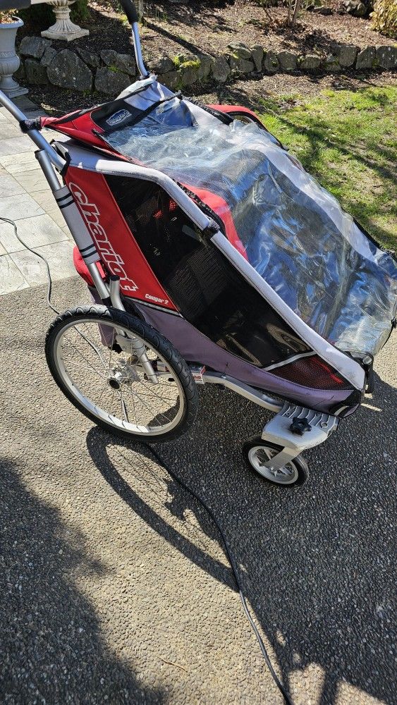 Chariot Carriers Cougar 2 Double-Stroller With Accessories 