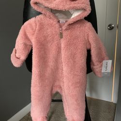 Baby Girl Teddy Bear Suit 3 Months