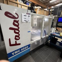 Fadal VMC 4020 Mill - CAT 40 - 40”x20x20 Travel - Tool Changer - 4th Axis