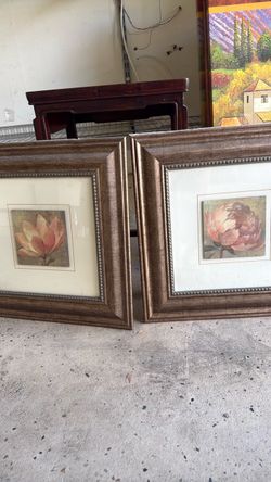 Framed Floral Art Print
