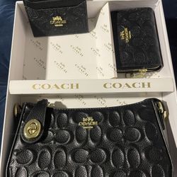 coach bag set 