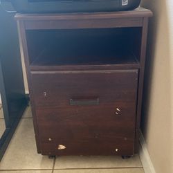 Free Small 1 drawer File Cabinet Side Table