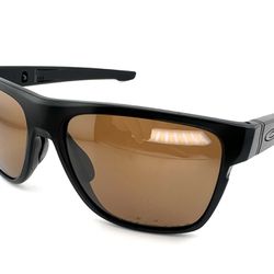 OAKLEY Crossrange Black Prizm P Shield Sunglasses Some Scratches Removable Arms