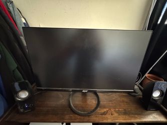 Pc monitor with speakers