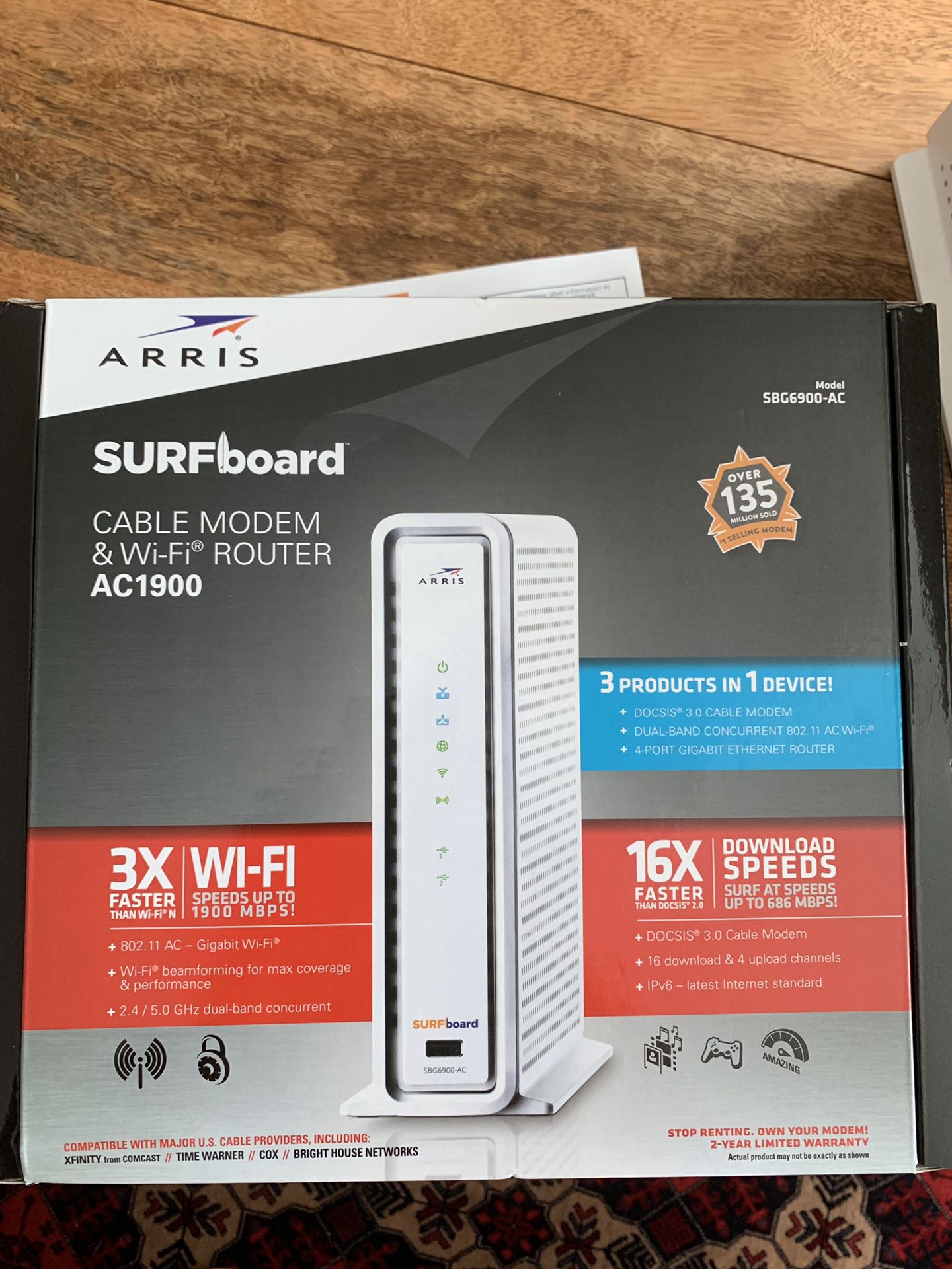SURFboard Cable modem & wi-fi AC1900