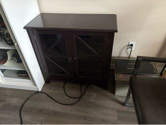 Glass front cabinet