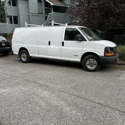 2006 Chevy Express Cargo Van 2500 4.8L Extended 12 Fits A/C Racks New Tires Excellent Engine Tranny Construction Painting Gardening 145K Clean Title R