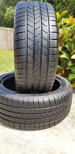 (2) 245/45/18 GOODYEAR EAGLE LS2 97% TREAD
