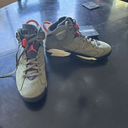 Jordan 6 Retro Travis Scott Olive - Size 10