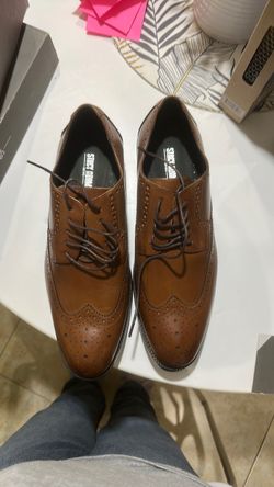 Stacy Adams Brown Wingtip Oxford Dress Shoes