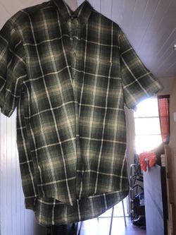 Woolrich plaid button up shirt