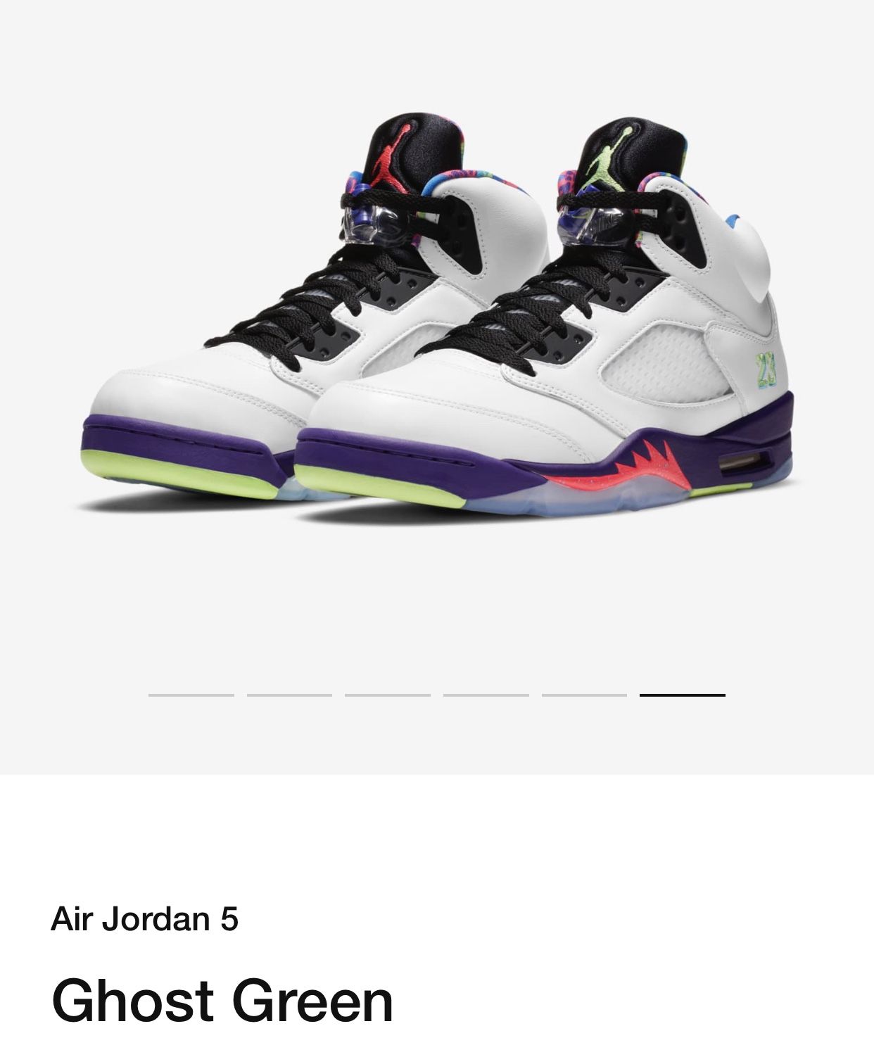 Air Jordan 5 Retro ghost