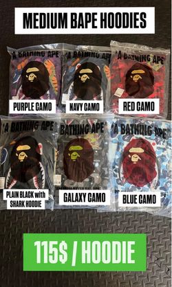 A Bathing Ape BAPE Hoodie Medium