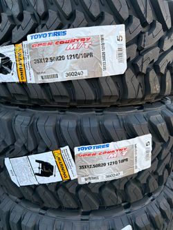 Toyo M/T 35x12.50R20 E Rated 10 Ply Tires ( Set of 4 ) 🔥🔥🔥