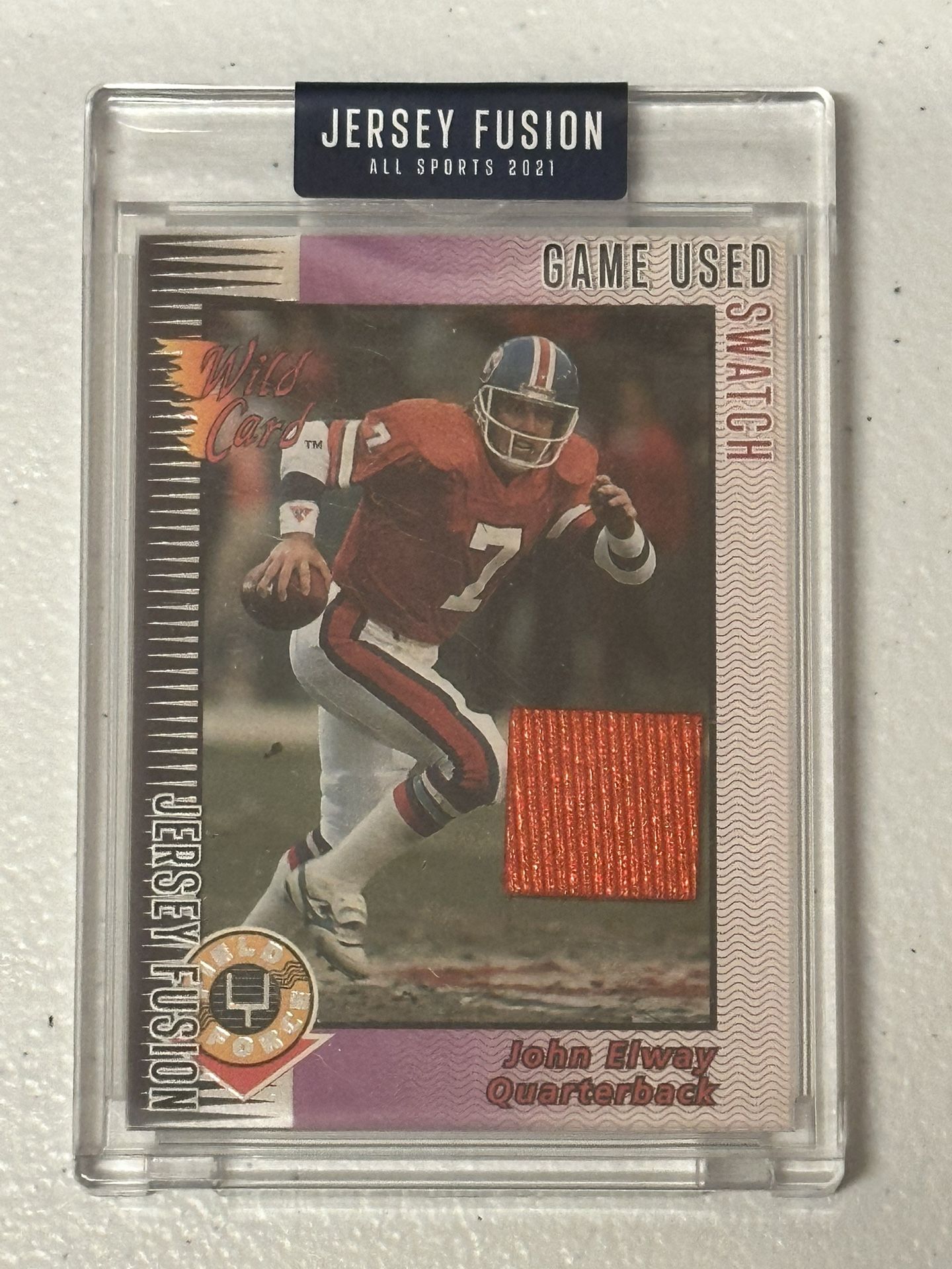 2022 Jersey Fusion John Elway Game Used Jersey #JE HOF Denver Broncos