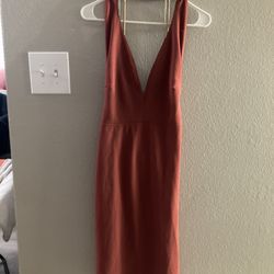 Red / Orange Bodycon Dress