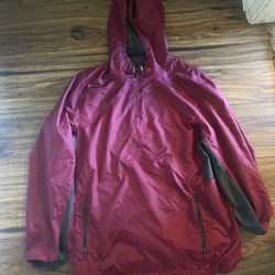 Nike Maroon Windbreaker