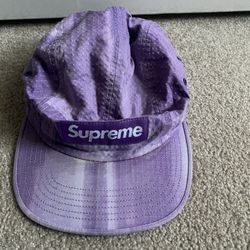 Purple Supreme Tie Dye snapback 