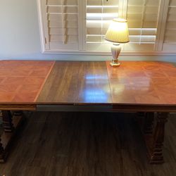 Dining  Table With Two Inserts still available