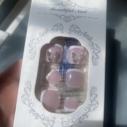 Toe Press On Nails