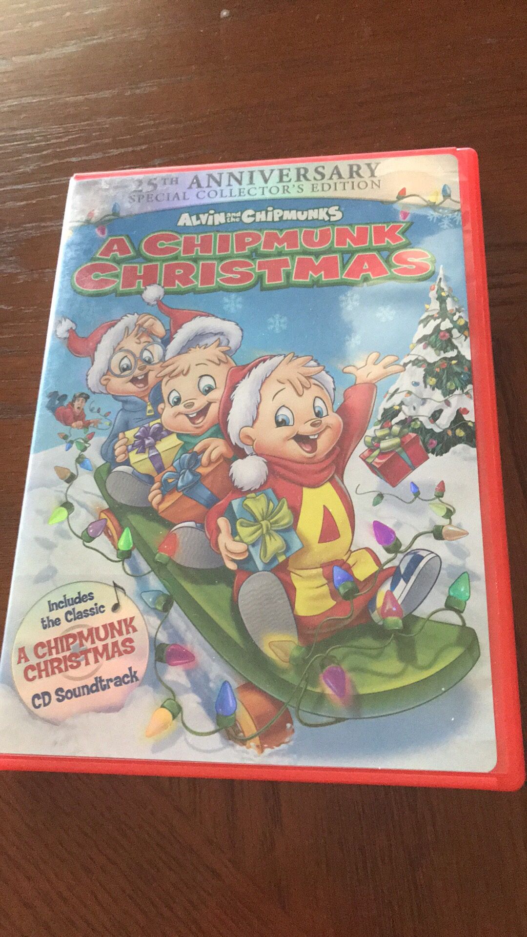 A CHIPMUNK CHRISTMAS DVD