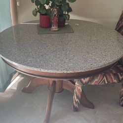 Marble Kitchen Table With 3 Chairs 