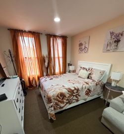 Bed and dresser