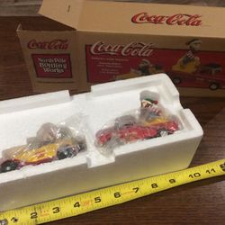 New Coca-Cola vehicles with figures,