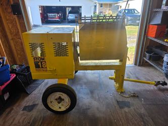 towable stow  mortar mixer