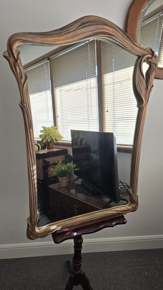 Whimsical Art Nouveau Mirror MADE IN USA